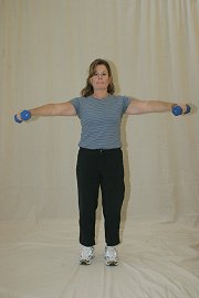 Lateral Raise with Dumbbells - Thumbs Up